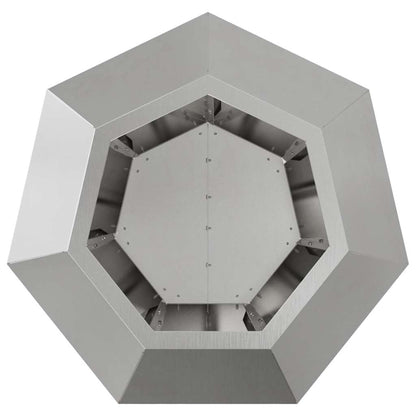 Jardinera Plateado 50 X 50 X 40 Cm Acero Inoxidable_5