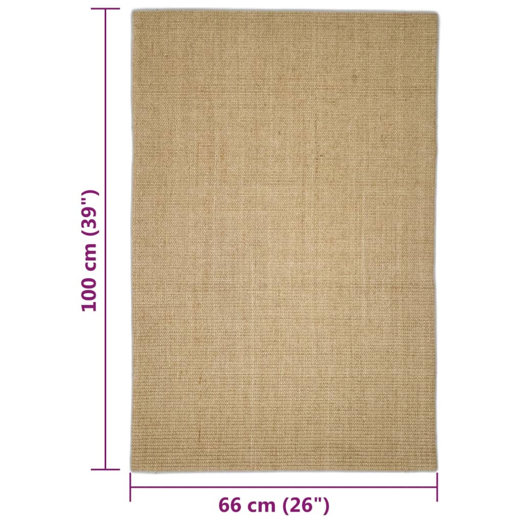 Alfombra De Sisal Para Rascador 66x100 Cm_5