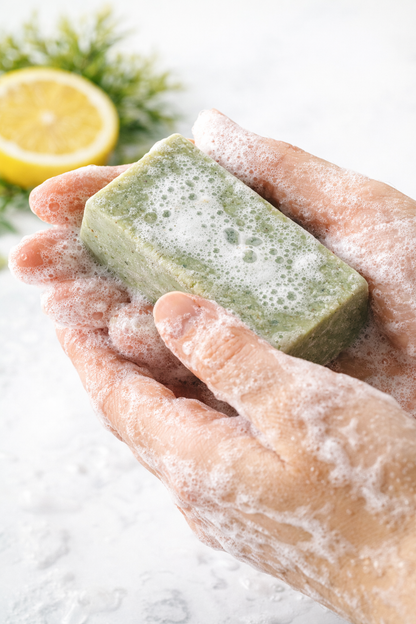 Jabón Sólido Natural de Arcilla Verde 100 g | Limpieza Purificante para Piel Grasa y Mixta | M&amp;On Naturals_4