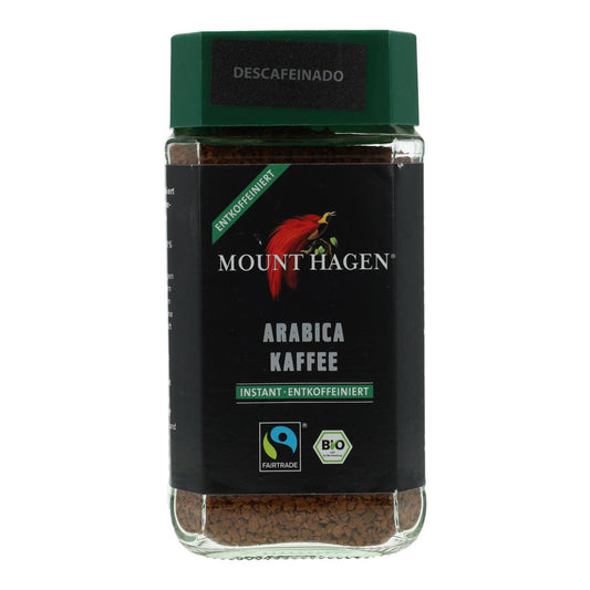 Café Comercio Justo Liofilizado Descafeinado Arábica BIO Mount Hagen 100g