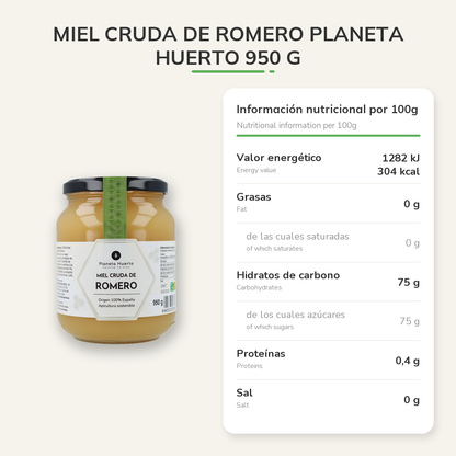 Información nutricional