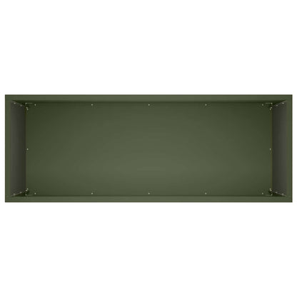Macetero De Jardín 2 Uds. Verde Oliva 80 X 40 X 50 Cm_4