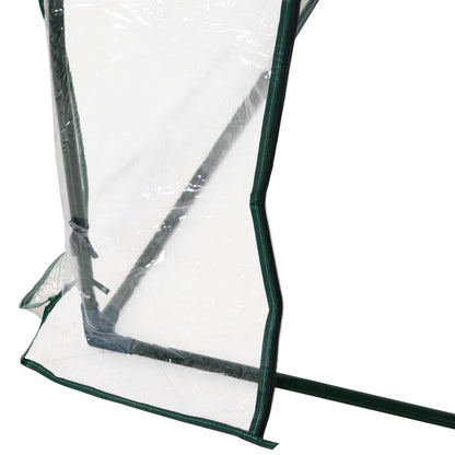 Outsunny Invernadero Caseta 250x100x80 Cm Para Jardín Terraza Cultivo De Plantas_4