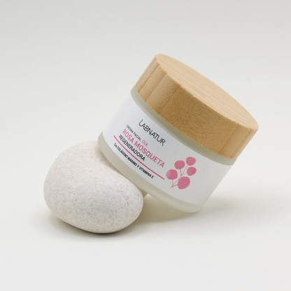 Crema Facial de Rosa Mosqueta Labnatur 50 ml | Colágeno Marino y Avellanas | Regenera, Nutre y Mejora la Elasticidad_1