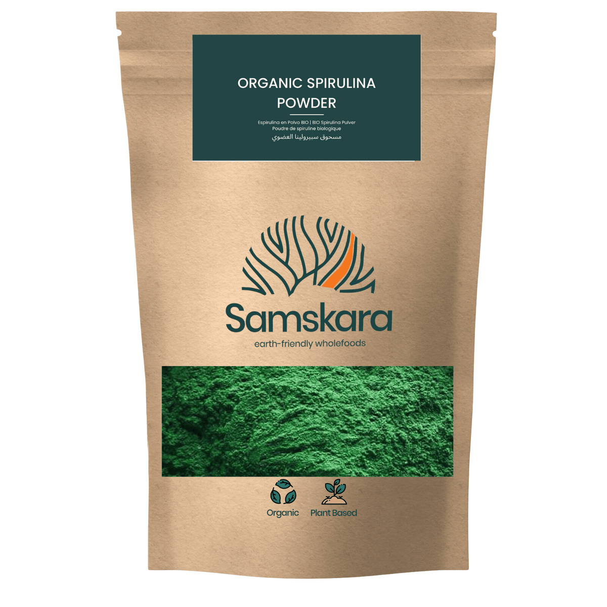 Espirulina En Polvo Bio - 500g | Superalimento Ecológico Vegano Para Batidos, Smoothies Y Zumos, Sin Azúcares Añadidos_0