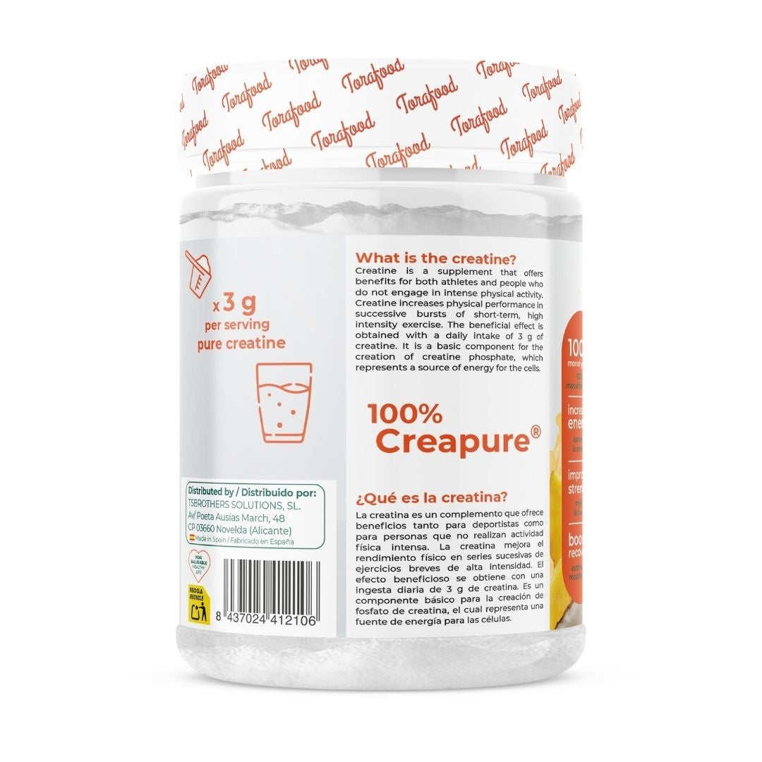 Creatina Creapure Piña Colada Torafood 320g