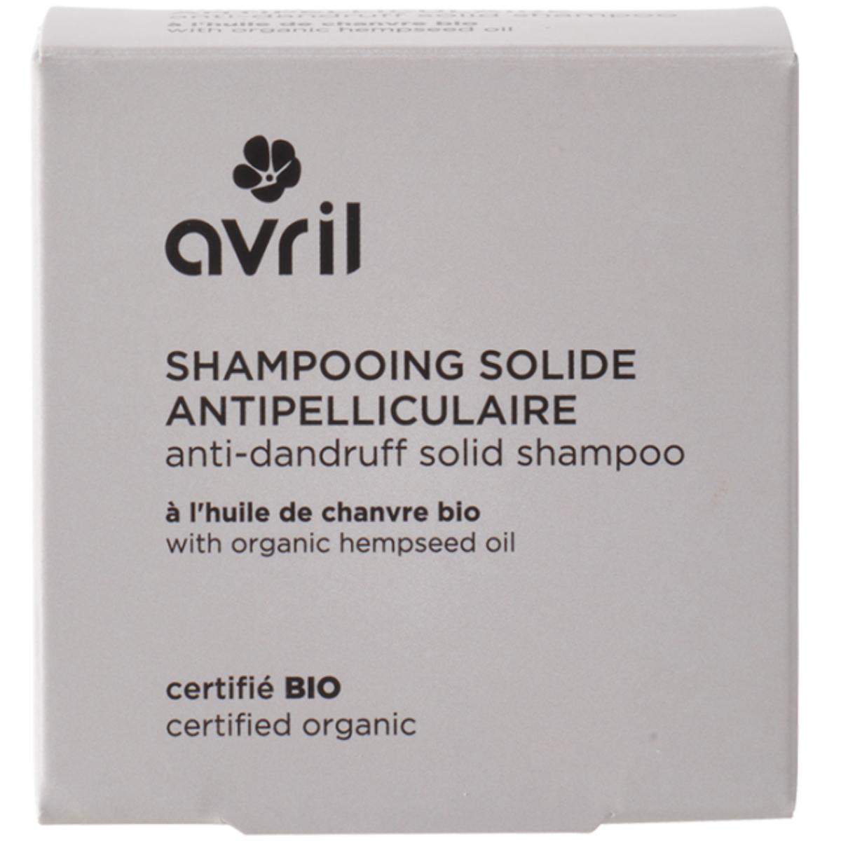 Champú sólido anticaspa Avril