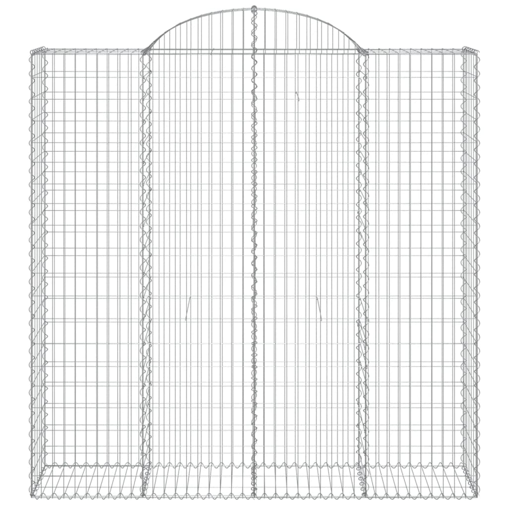 Cestas De Gaviones 10 Uds Forma De Arco Hierro 200x50x200/220cm_3