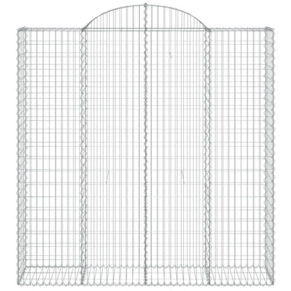 Cestas De Gaviones 10 Uds Forma De Arco Hierro 200x50x200/220cm_3