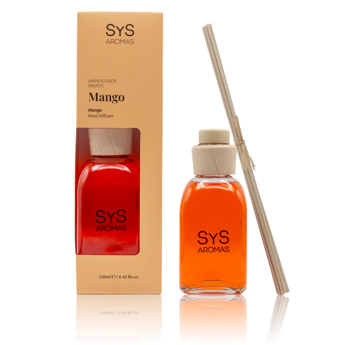 Ambientador Mikado de Mango Origins SYS Aromas 250 ml | Aroma Tropical y Afrutado | Energizante_0