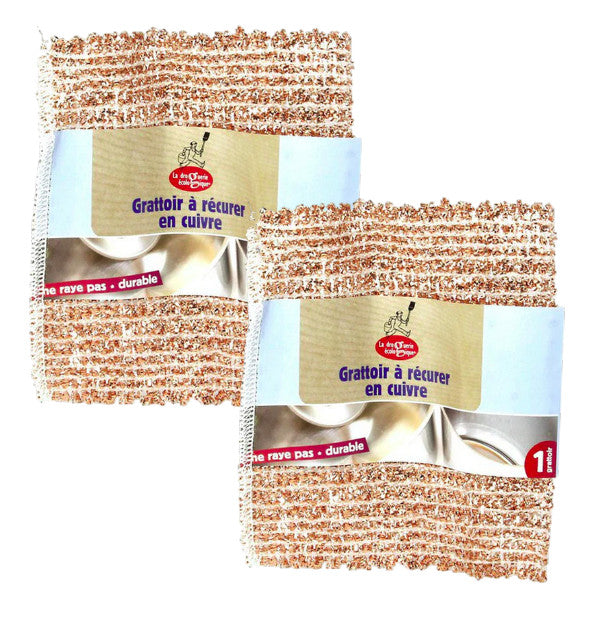 Pack 2x Paño de cobre La Droguerie écologique