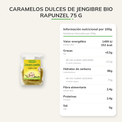 Información nutricional