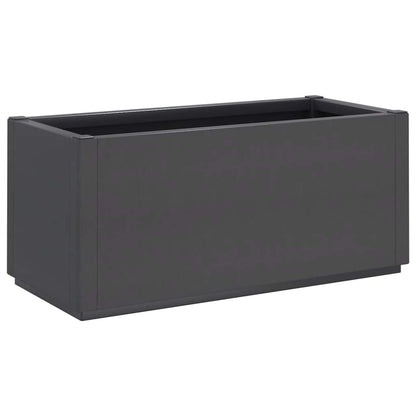 Jardinera Pp Gris Oscuro 80x36x35 Cm_0