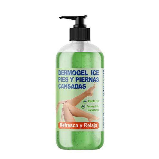 Qknatur - Gel Efecto Frío Para Pies Y Piernas Cansadas, Hinchadas O Con Varices - 500 Ml - Antiinflamatorio Y Relajante_0