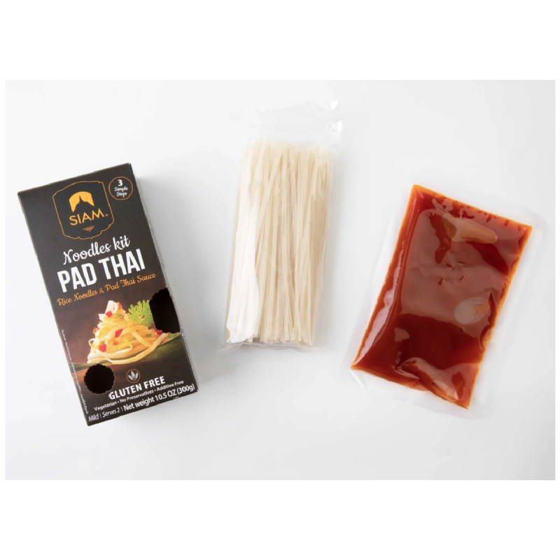 Kit de Fideos Pad Thai (Noodles) Sin gluten Desiam 300 g