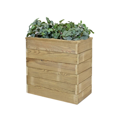 Jardinera Con Autorriego De Madera Nidum Basic Interior Y Exterior Hortalia 60x34x60 Cm_0