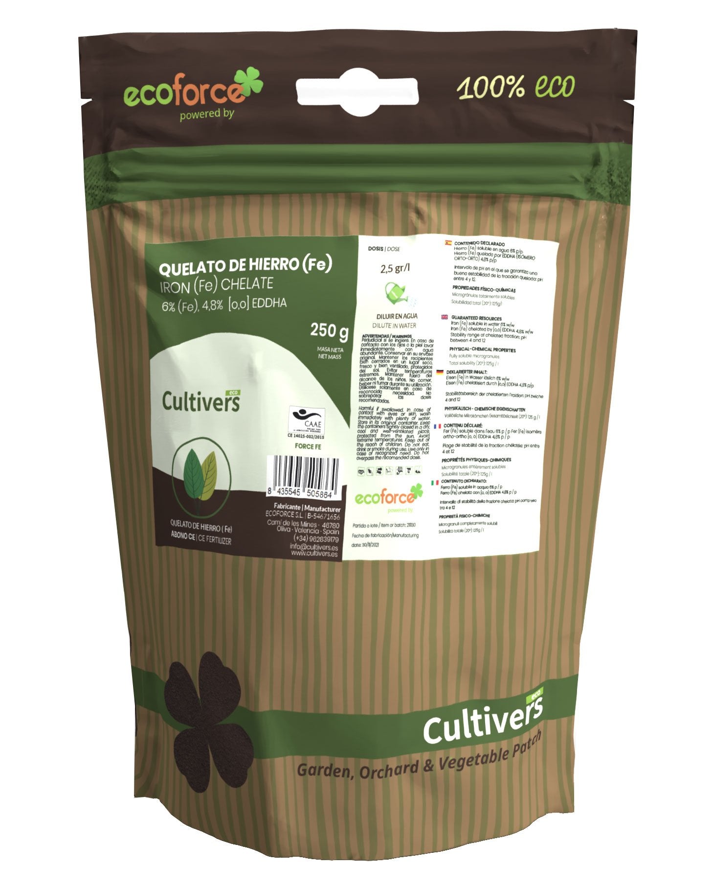Quelato De Hierro Cultivers 250 G_1