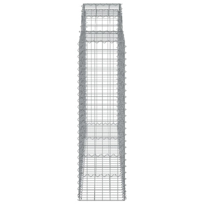 Cestas Gaviones 20 Uds Forma De Arco Hierro 200x50x140/160 Cm_4