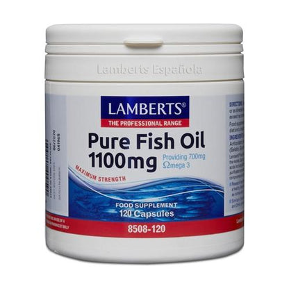 Aceite de Pescado Puro, Lamberts 120 cápsulas