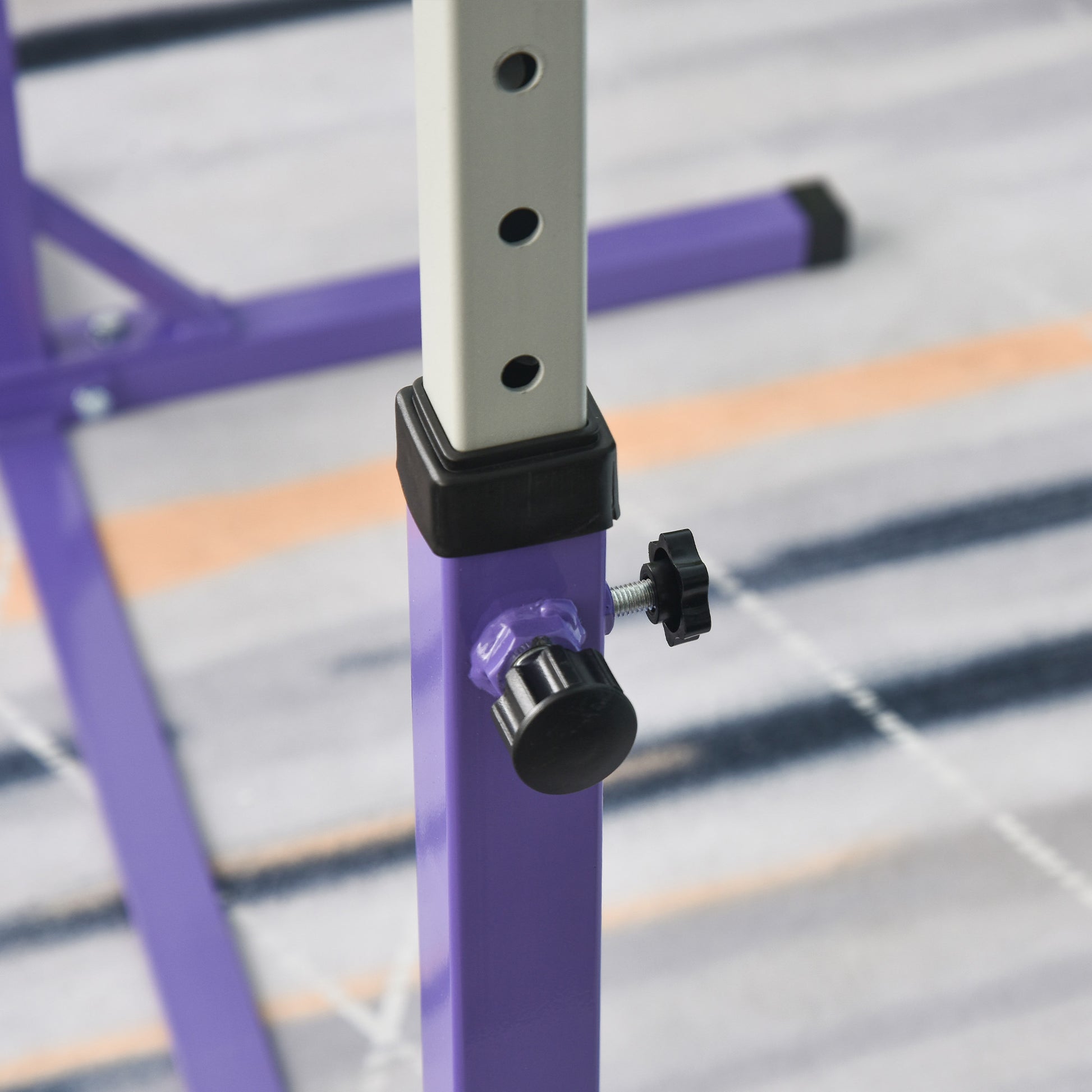 Homcom Barra De Gimnasia Para Niños De +3 Años Con Altura Ajustable 92-150 Cm_3