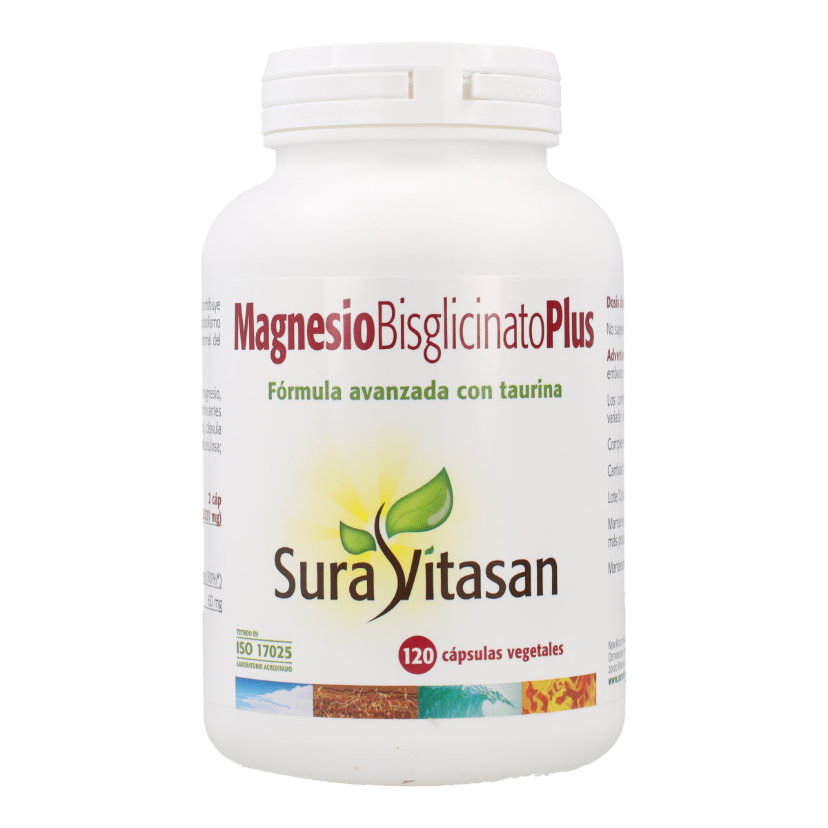 Magnesio Bisglicinato Plus 120 cápsulas Sura Vitasan