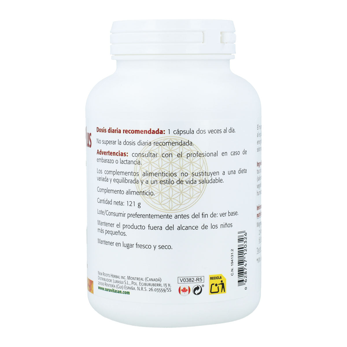 Pack 2x Magnesio Bisglicinato Plus 120 cápsulas Sura Vitasan