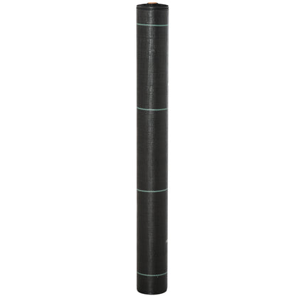 Rollo De Malla Geotextil Outsunny Negro 100x5000 Cm_4