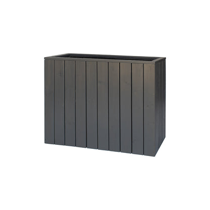 Jardinera Alta De Madera Autoportante 100 X 34,5 X 80 Cm City Grey Hortalia_0
