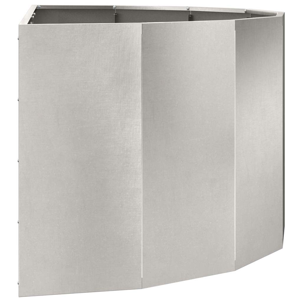 Jardinera Plateado 120 X 60 X 50 Cm Acero Inoxidable_5