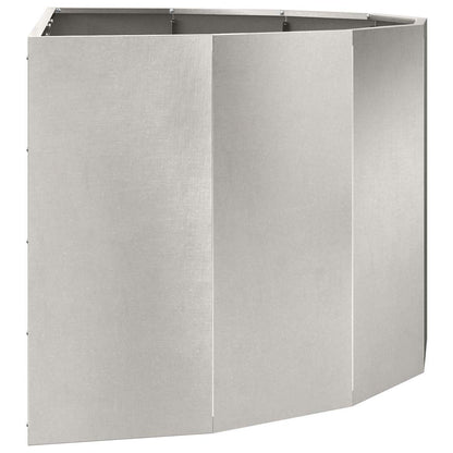 Jardinera Plateado 120 X 60 X 50 Cm Acero Inoxidable_5