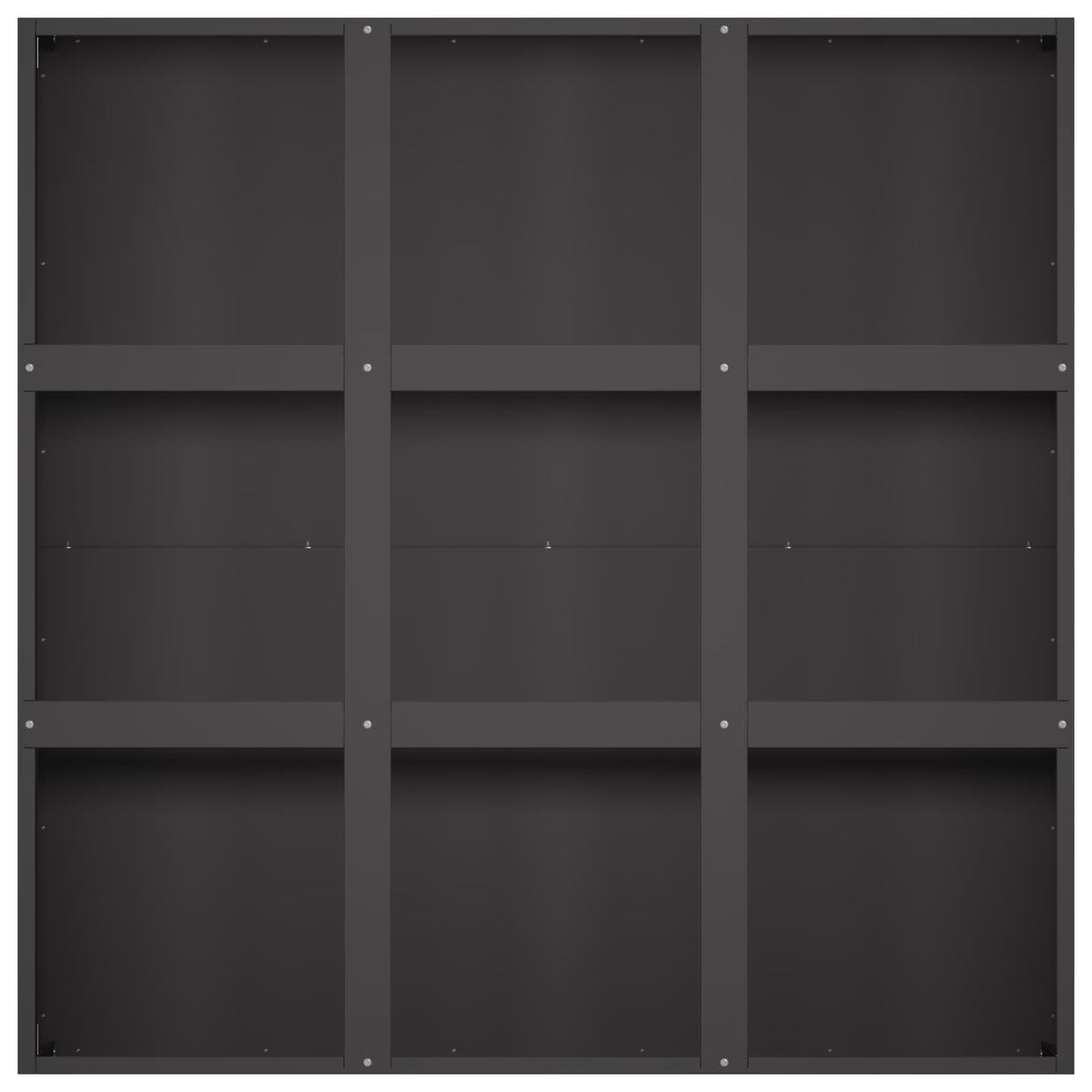 Macetero De Jardín Negro 100 X 100 X 30 Cm_3