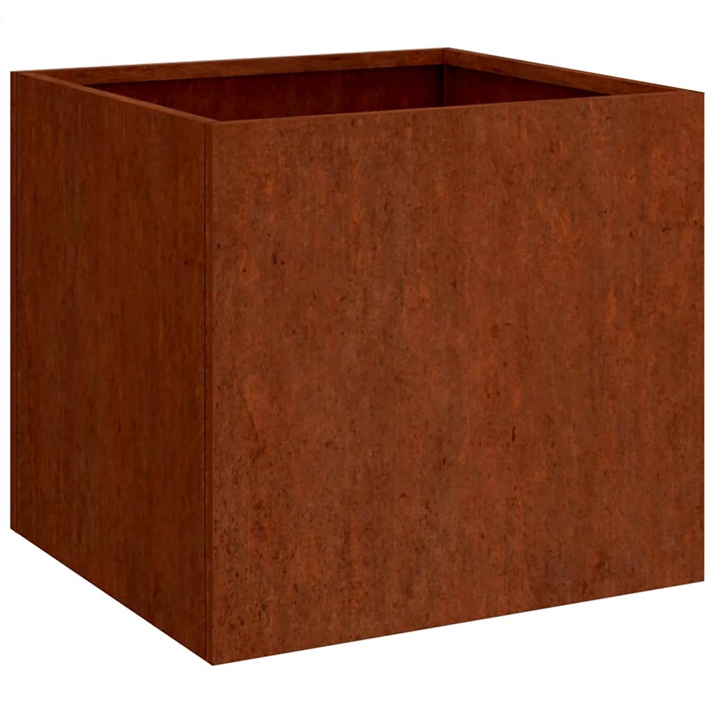 Jardineras 2 Unidades Acero Corten 32x30x29 Cm_4