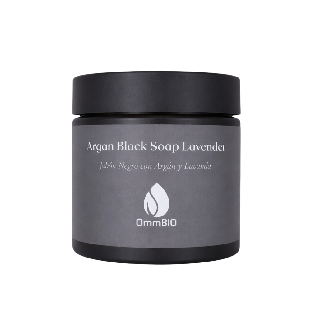 Jabón Negro De Argán Con Lavanda_0