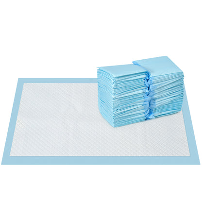 Pawhut Empapadores Para Perros 100 Unidad 45x30 Cm Diseño De 6 Capas Azul_0