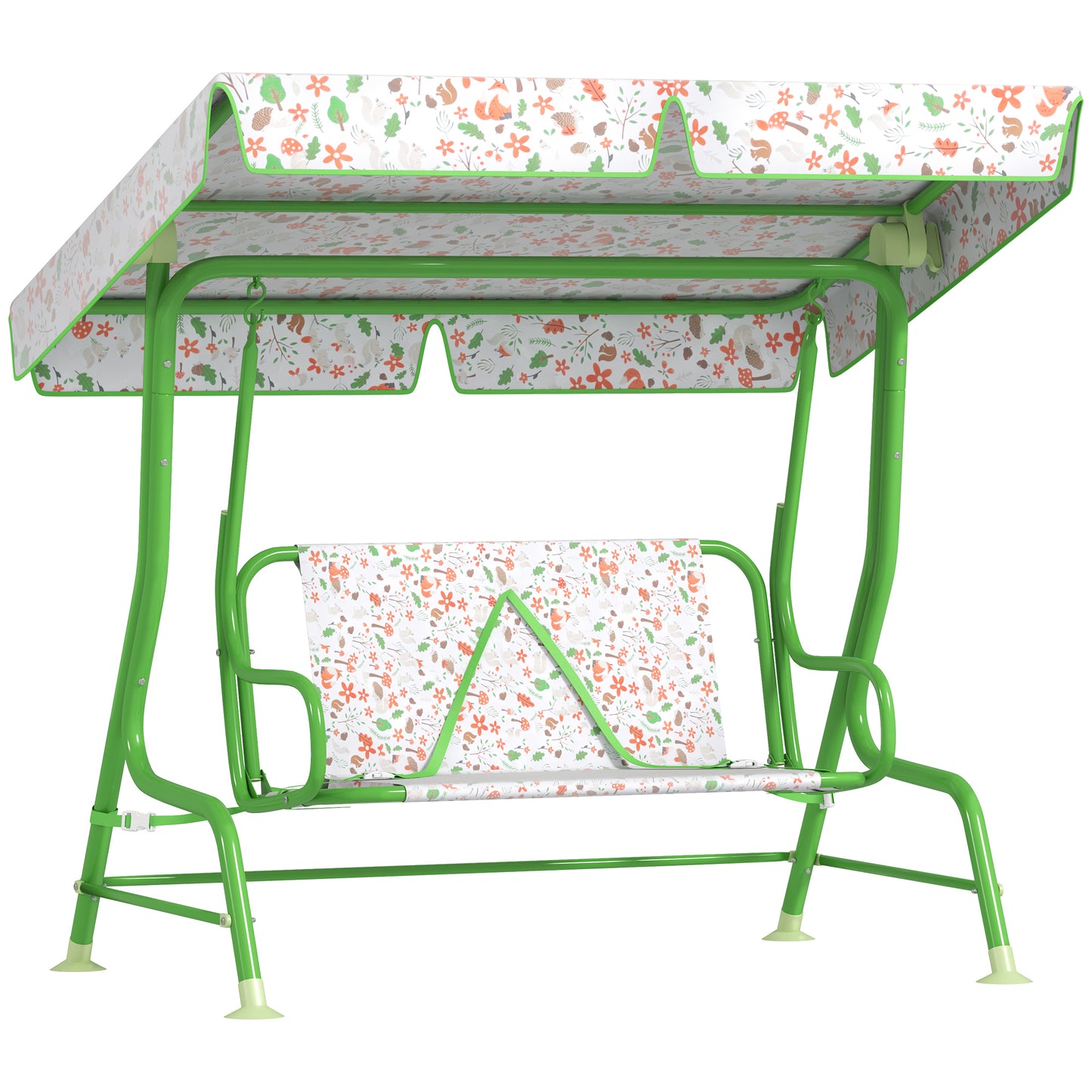 Aiyaplay Columpio De Jardín Exterior Para Niños De +3 Años 112x75x120 Cm Verde_0