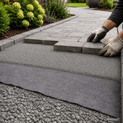 Geotextil Gris 120 G/m², 250 M² × 1 M: Drenaje, Filtración, Separación Y Protección Para Jardín Y Pavimento_4