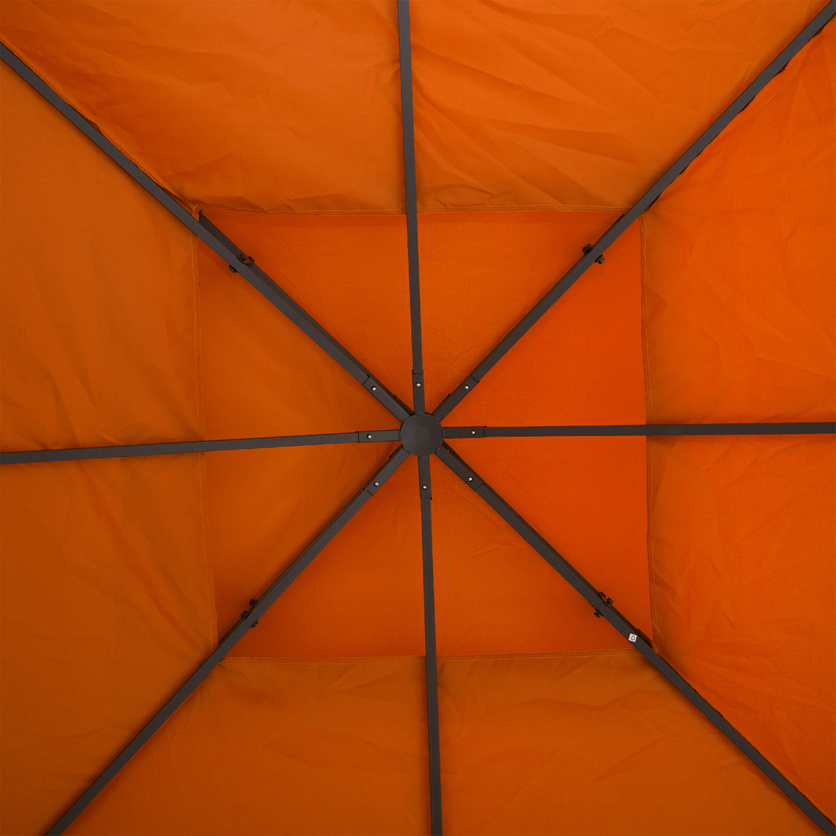 Techo Reemplazo Para Carpa Outsunny Rojo 300x300 Cm_3