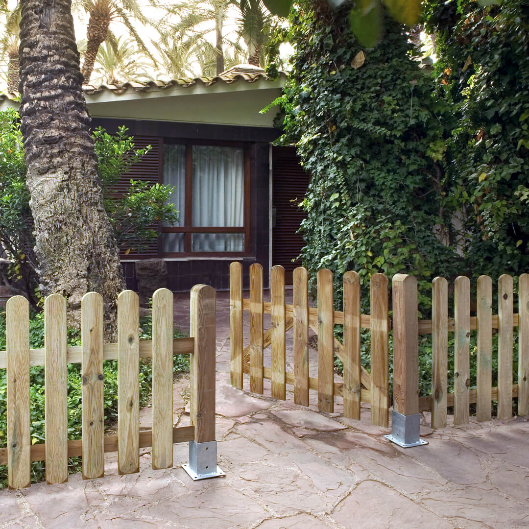 Puerta Valla Madera De Pino Tratada_2