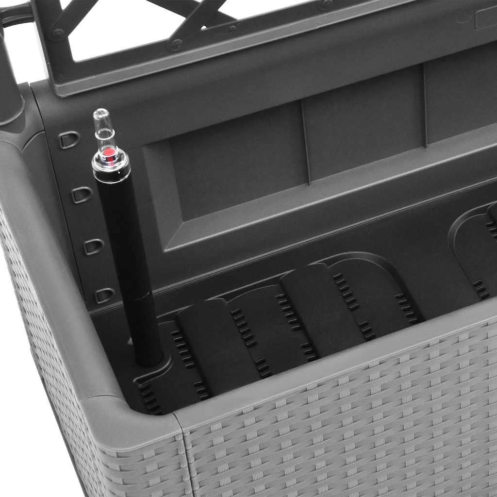 Arriate Con Enrejado Y Sistema De Riego Automático Gris_5