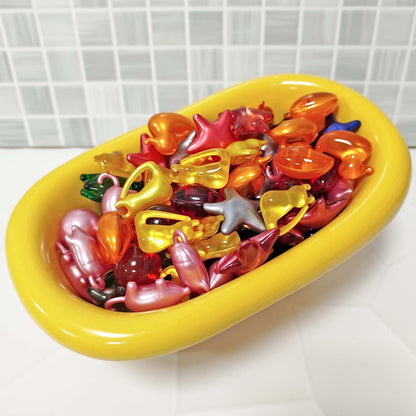 Caja 70 Perlas De Baño Con Aromas Surtidos - Con Aceite De Soja- Hidrata, Suaviza Y Perfuma La Piel - Formas Varias_4