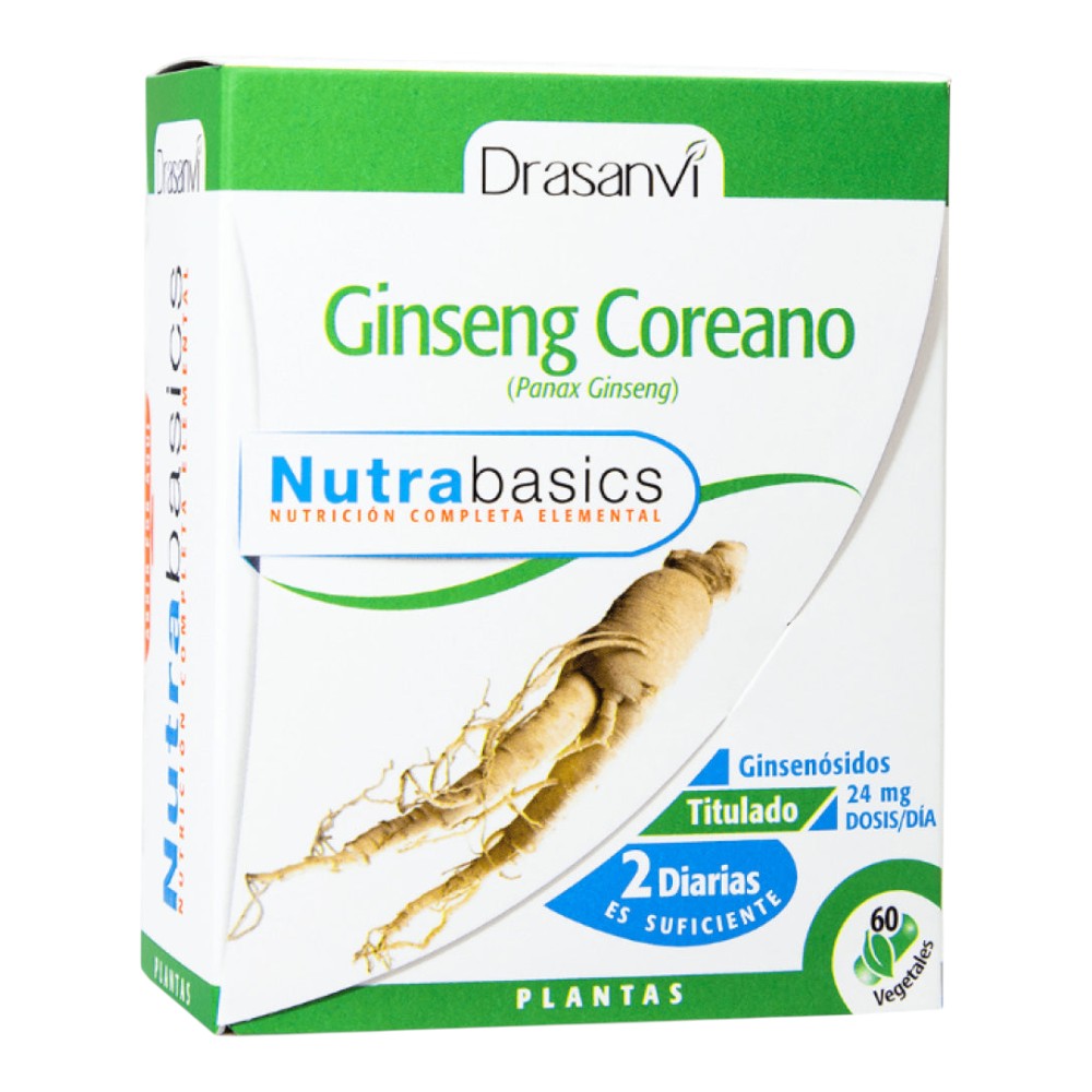 Ginseng Coreano Nutrabasics 60 Caps_0