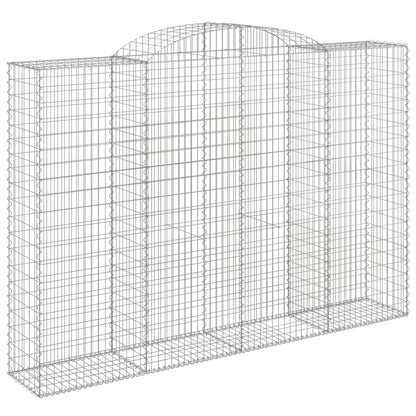Cestas De Gaviones 10 Uds Forma De Arco Hierro 300x50x200/220cm_2