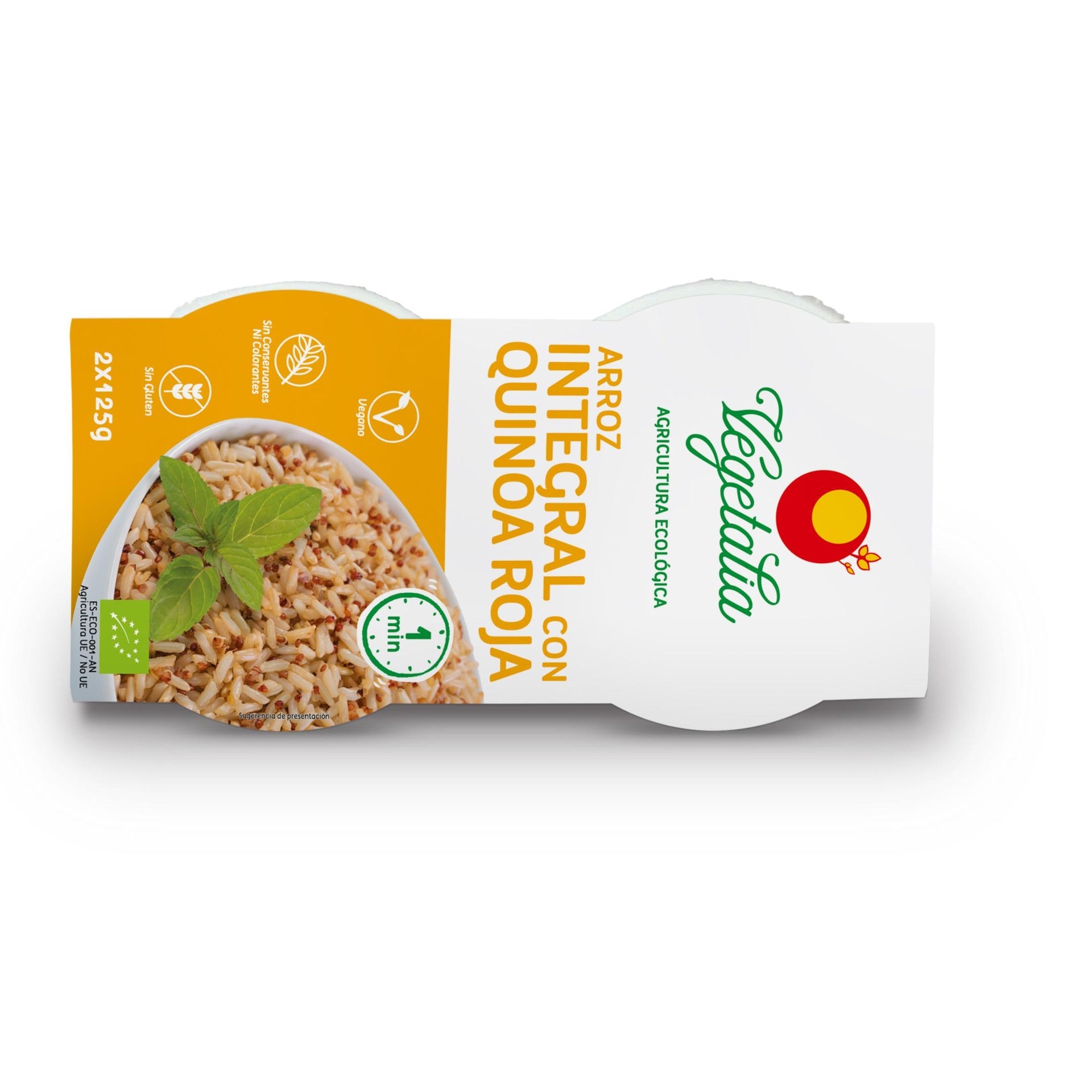 Arroz Integral y Quinoa BIO Vegetalia 2uds x 125g