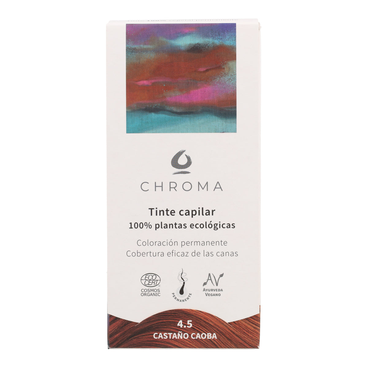 Tinte Chroma BIO Castaño Caoba 4.5 100 g