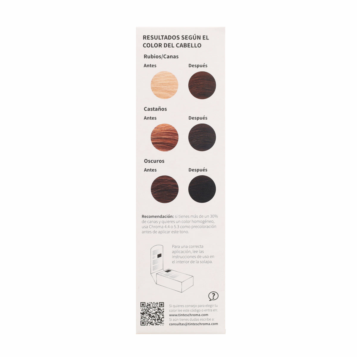 Tinte Chroma BIO Castaño Intenso 2.1 100 g