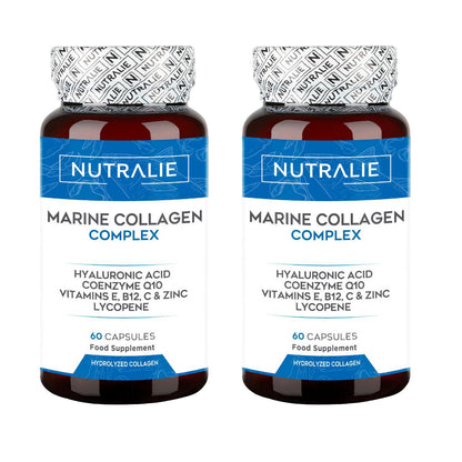 Pack 2x Nutralie Colágeno Marino Complex Ácido Hialurónico Piel 60 Cápsulas