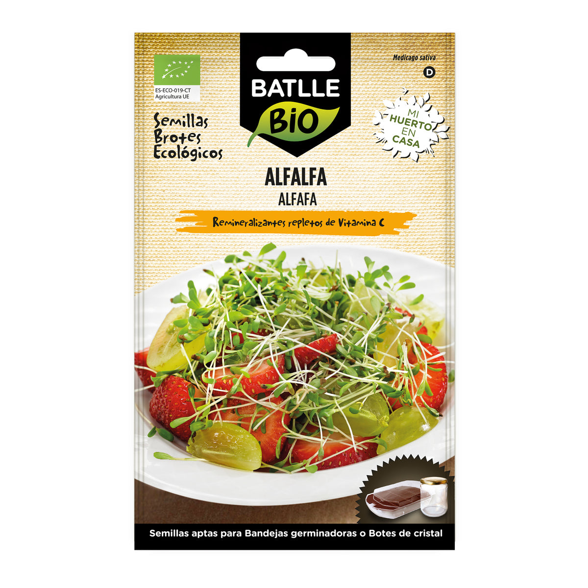 Semillas de Alfalfa ecológicas para germinados Batlle
