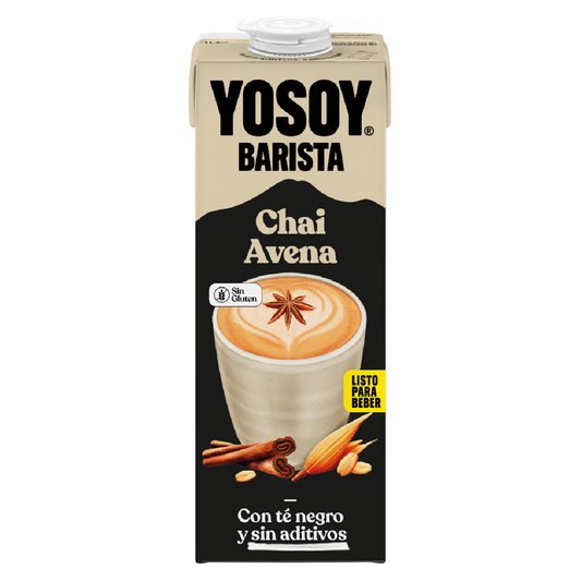 Bebida Barista Chai y Avena sin gluten YOSOY 1L