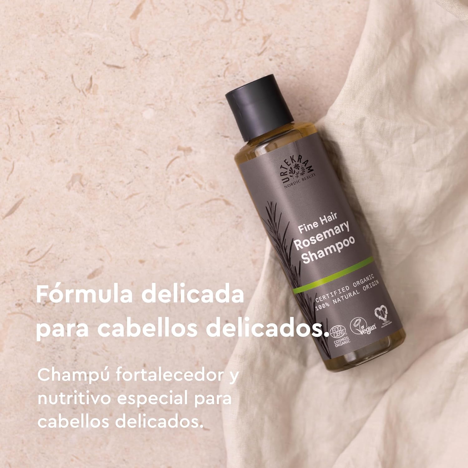 Pack 2x Champú de Romero para cabello fino Urtekram 500 ml