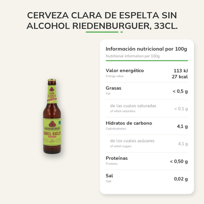 Información nutricional